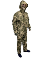Костюм-дощовик з капюшоном тактичний 2XL комплект штани+куртка Піксель (D-2019091628) - зображення 3