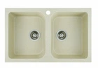 Кухонна мийка Platinum 7648W TWIN глянець Пісок (SP000024930)