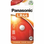 Батарейка Panasonic лужна LR44 (A76, AG13, G13A, PX76, GP76A, RW82) блістер, 1 шт