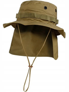 Панама Sturm Mil-Tec British Boonie Hat with Neck Flap R/S L Coyote - изображение 1