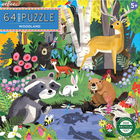 Puzzle eeBoo Woodland 64 elementy (0689196514913) - obraz 2
