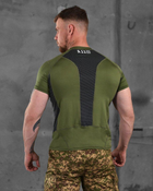 Компрессионная тактическая футболка 5.11 олива ВТ1154 3XL - изображение 3