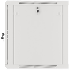 Серверна підвісна шафа Lanberg 19" 12U 600x600 Gray (WF01-6612-10S) - зображення 4
