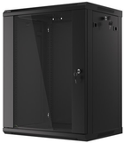 Szafa wisząca serwerowa Lanberg 19" 15U 600x450 Black (WF01-6415-10B) - obraz 1