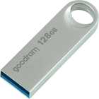 Флеш пам'ять Goodram UNO3 128GB USB 3.2 Gen1 Silver (UNO3-1280S0R11) - зображення 1