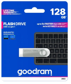 Флеш пам'ять Goodram UNO3 128GB USB 3.2 Gen1 Silver (UNO3-1280S0R11) - зображення 2