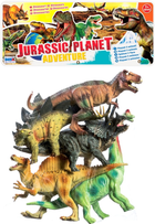 Zestaw figurek RS Toys Jurassic Planet Adventure Dinosaurs 5 szt (8004817104984) - obraz 1