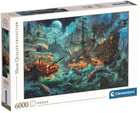 Puzzle Clementoni Pirates Battle 169 kh 119 cm 6000 elementów (8005125365302) - obraz 1