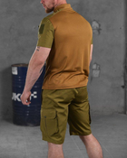 Чоловічий літній комплект костюм шорти+футболка 5.11 Tactical 2XL койот (87455) - зображення 6