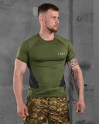 Компрессионная тактическая футболка . олива XL - изображение 1