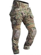Військові тактичні штани Han Wild G3 з наколінниками бойові штани військові штани ВСУ Multicam мультикам XL - зображення 9