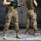 Військові тактичні штани Han Wild G3 з наколінниками бойові штани ВСУ Multicam мультикам XXL - зображення 3