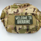 Патч / шеврон Welcome to Ukraine Laser Cut хакі - зображення 3