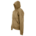 Реглан з капюшоном на блискавці TACTICAL HOODIE S Coyote - зображення 5