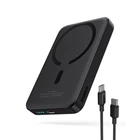 Павербанк Baseus Magnetic Mini Air Wireless Fast Charge Power Bank 10000mAh 20W с кабелем (P10059001113-00) Black