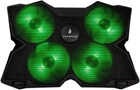 Охолоджувальна підставка для ноутбука SureFire Bora Gaming 17" Black (0023942488187) - зображення 1