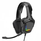 Проводные наушники игровые Gaming с микрофоном и RGB подсветкой Onikuma K20