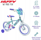 Дитячий велосипед Huffy GLIMMER Бірюзовий 79459W 14"(0032447794594) - зображення 4