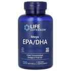 Омега-3, Life Extension, «Мега ЕПК/ДГК», 120 капсул