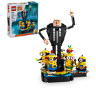 Zestaw klocków Lego Despicable Me Brick-Built Gru and Minions 839 elementów (75582) - obraz 4
