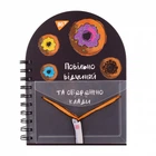 Записна книга блокнот YES Гусь В6 100 аркушів крапки карт. обкладинка подвійна cпіраль (151848)