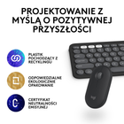 Zestaw bezprzewodowy Logitech Pebble 2 Combo Mac Grafitowy (920-012244) - obraz 12