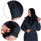 Жіноча куртка Stalker SoftShell Темно-синя (7443), XS - изображение 3