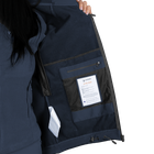 Жіноча куртка Stalker SoftShell Темно-синя (7443), XS - изображение 7