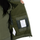 Жіноча куртка Stalker SoftShell Олива (7441), XS - изображение 7