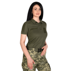 Жіноче поло Pani Army ID LT Олива (8080), XS - зображення 1