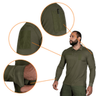 Поло CM Army ID Long CoolPass Pique Олива (7368), XL - изображение 4