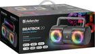 Głośnik przenośny Defender BEATBOX 20 Bluetooth 20W MP3/FM/SD/USB/AUX/LED Czarny (4745090820225) - obraz 7