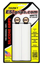 Грипсы ESI Chunky White (белые)