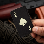 Нашивка M-Tac Ace of Spades Laser Cut Black/GID - изображение 7