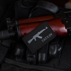Нашивка M-Tac AKM 7,62х39 Laser Cut Black/Grey - зображення 4