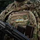 Нашивка M-Tac прапор України 25х80 Laser Cut Multicam/Yellow/Blue/GID - зображення 6