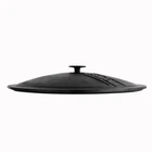 Крышка чугунная Brizoll Cast Iron Lid для сковородок диаметром 280 мм черная (91-90-A280K)