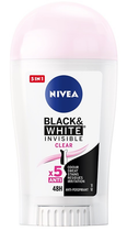 Антиперспірант NIVEA Black&White Invisible Original 40 мл (42219330) - зображення 1