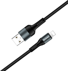 Кабель ColorWay USB - Apple Lightning 2.4A 1 m Black (CW-CBUL045-BK) - зображення 3