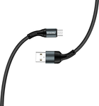 Кабель ColorWay USB MicroUSB 2.4A 1 m Black (CW-CBUM045-BK) - зображення 2