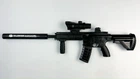 Автомат HK416 808F BLACK стріляє орбізами, Іграшковий гелевий автомат на кульках orbeez + 500 орбізів