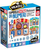 Розвивальний набір для малюків Headu Tactile Bingo of Montessori Numbers (8059591420249) - зображення 1