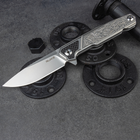 Нож складной карманный, универсальный с фиксацией Frame lock Ruike P875-SZ Silver 208 мм - изображение 3