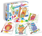 Kolorowanka SentoSphere Aquarellum Junior Owls (3373910006927) - obraz 2