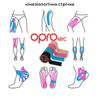 Тейп кинезиологический Opro 500х5 см (fit0007486) Розовый - изображение 4