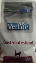 Сухой корм для кошек Farmina Vet Life Gastrointestinal при заболеваниях ЖКТ