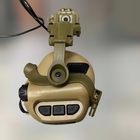 Навушники Earmor M31 з кріпленням на шолом HD-ACC-08 Койот, активні навушники з адаптером чебурашка на рейку ARC - зображення 10
