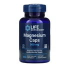 Магній, Magnesium, Life Extension, 500 мг, 100 капсул (LEX-01459)