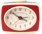 Настільний годинник-будильник Kikkerland AC14-RD-EU Червоний (0612615084070) - зображення 1