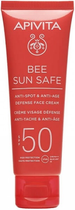 Сонцезахисний крем для обличчя Apivita Bee Sun Safe Anti-Spot & Anti-Age Defense SPF 50 50 мл (5201279100575) - зображення 1